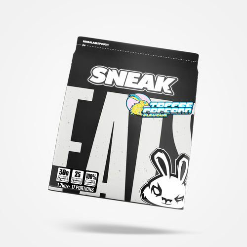 SNEAK EATS TOFFEE POPCORN